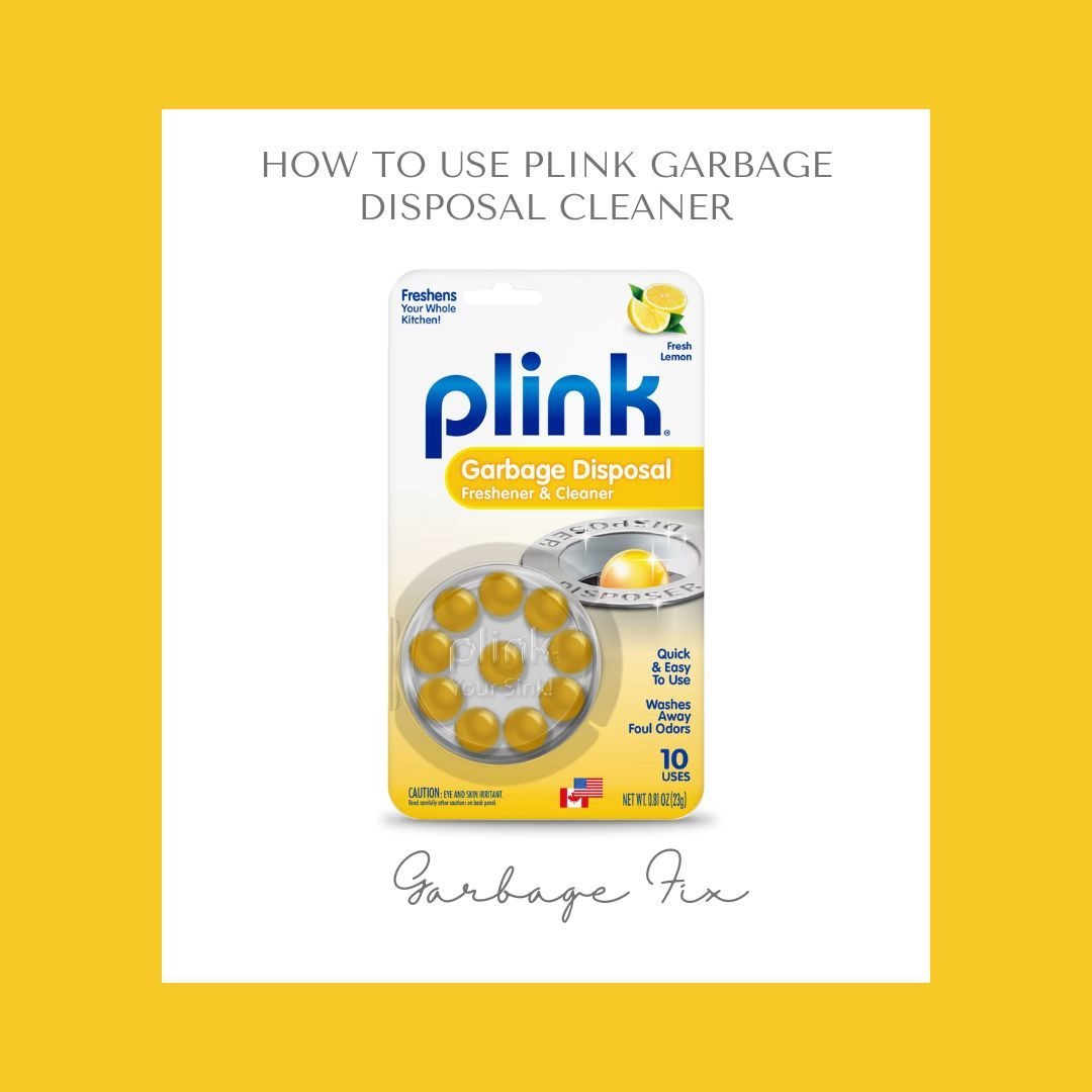 How To Use Plink Garbage Disposal Cleaner
